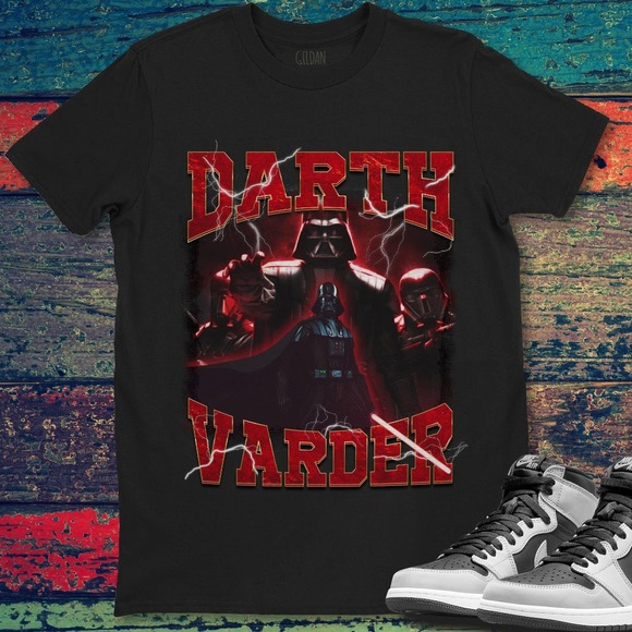 Darth Vader Portrait Star Wars Darth Vader Poster T-Shirt Unisex For Men Women - Picture 1 of 2